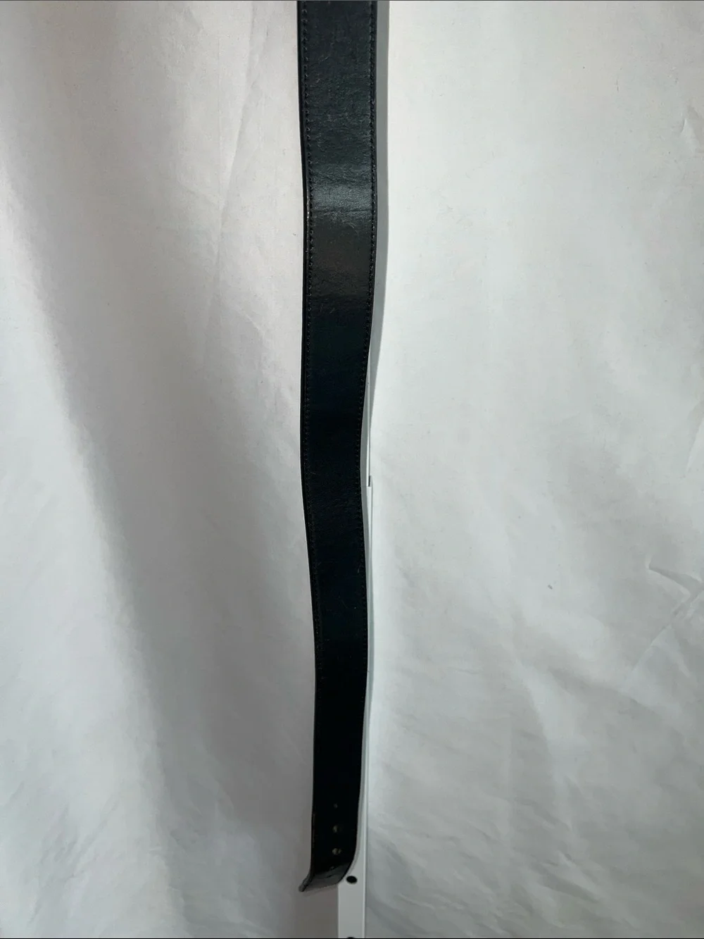 Carhartt Black Leather Belt with Silver-Tone Buckle